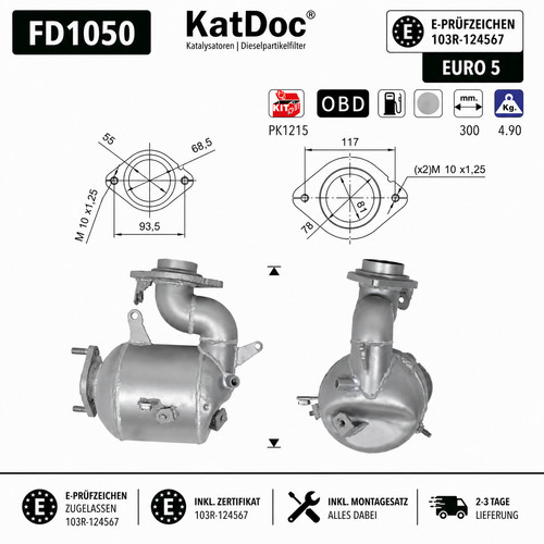 Filtro antiparticolato dpf - filtro,