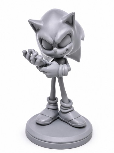 Sonic chibi fan art statua - sonic,
