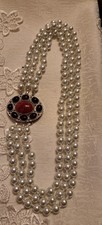 Collana donna 3 giri di perle