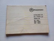 Piaggio Vespa PK 50-50 S -80 S-100 S- 125- 125 S 1983 catalogo ricambi originale