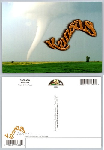 Cartolina kansas tornado foto - cartolina,