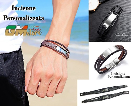 Bracciale braccialetto uomo - bracciale,