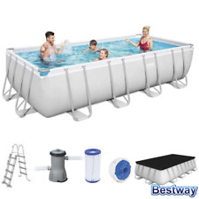 Bestway PISCINA FUORITERRA RETTANGOLARE con ACCESSORI cm 488x244x122 56670