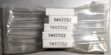 10X RESISTENZE DI POTENZA, 22ohm, 5W, tolleranza 5%, NUOVE (NOS)