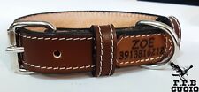 COLLARE CANE IN CUOIO ARTIGIANALE TUTTE LE MISURE RESISTENTE 