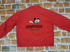 *GIACCA ESTIVA VINTAGE ICEBERG HISTORY*MICKEY MOUSE WALT DISNEY*ROSSO*TAGLIA: M*TIP TOP
