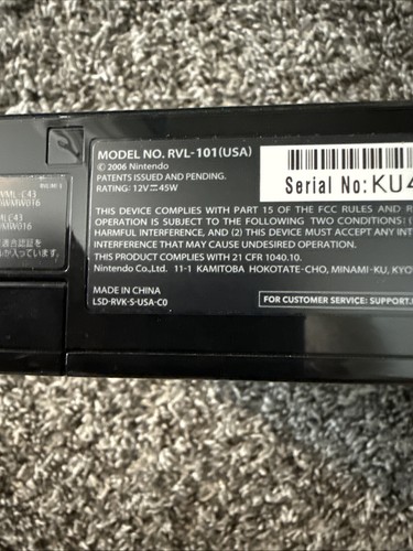 Nintendo wii nera rvl - nintendo, rvl-101