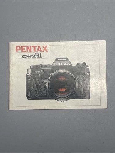 Pentax super käyttöohje - super,