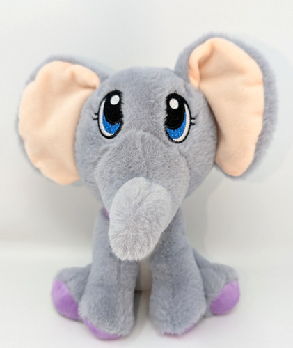 Peluche elefante grigio - , a&a