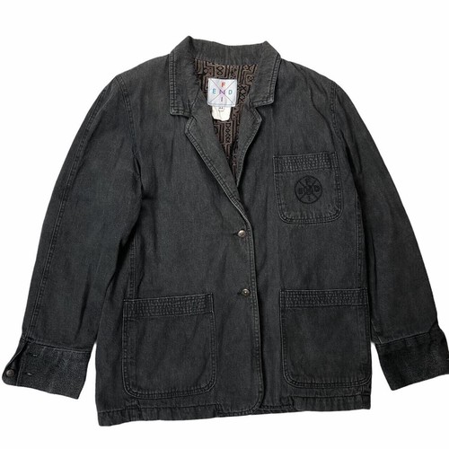Giacca denim vintage - , fendi