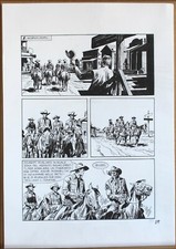 JOSE' ORTIZ - TAVOLA ORIGINALE TEX - 'PUERTA DEL DIABLO'