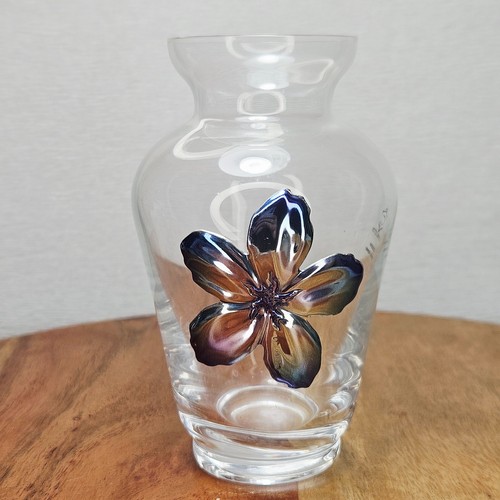 Raro vaso cristallo soffiato - vaso,