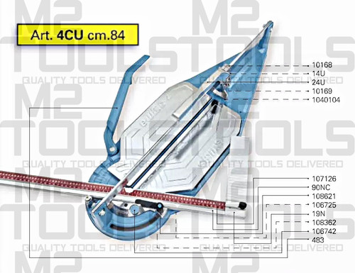 Tagliapiastrelle sigma 4cu - 4cu, 33"