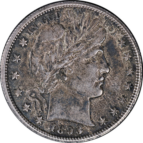 1893 barbiere mezzo dollaro - barbiere,