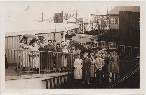 Cartolina amburgo 1950 circa - cartolina,
