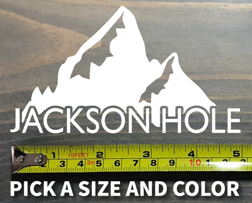 Adesivo jackson hole - adesivo,