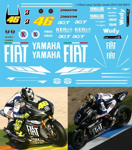 Decals per yamaha - yamaha, m1