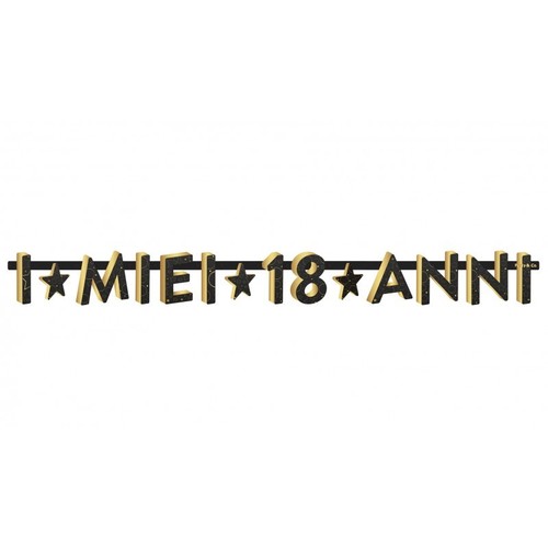 Festone scritta miei anni - scritta, 18
