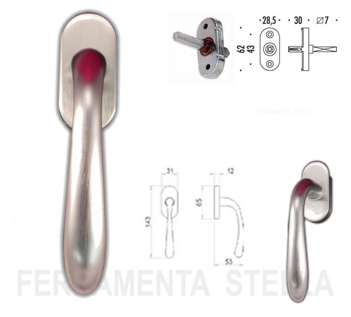 Maniglia martellina finestra - maniglia,