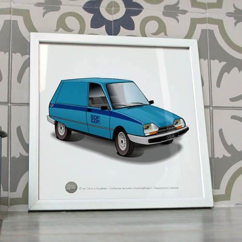 Poster citroën gsa break - poster,