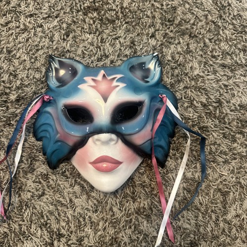 Maschera gatto arte argilla