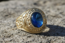 Anello college oro pesante