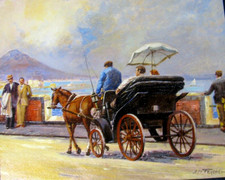 ELIO FERRARA COLLECTION  Carpetta con 6  RIPRODUZIONI DIPINTI  30 x 25 cm