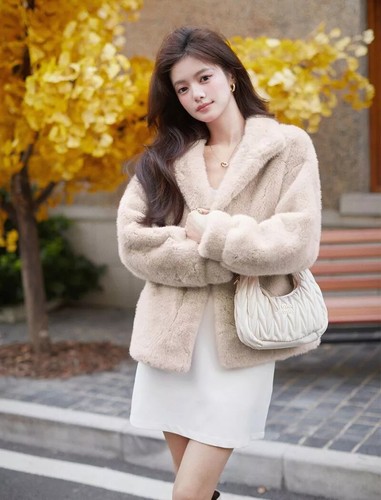 Giacca cappotto pelliccia - giacca,