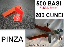 500 basi fuga - 3mm, cunei