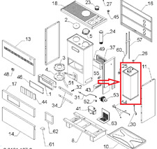 Stufa Argo a combustibile kerosene/ gasolio - sebatoio dimensione 46X20X14