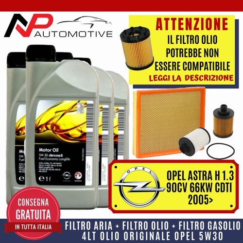 Kit tagliando opel astra 3 - kit,