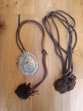 Antico Medaglione Votivo Religioso Ex Voto Madonna Anime Purganti