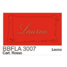 100 PZ Bigliettini bigliettino bomboniera LAUREA carta colore rosso scri 08JI