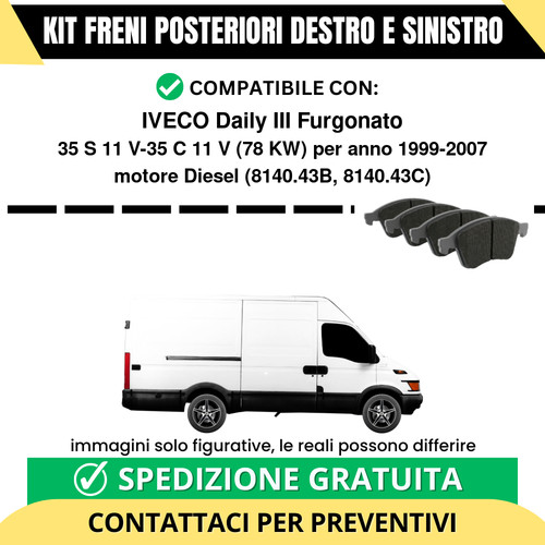 Pastiglie freno posteriori - pastiglie,