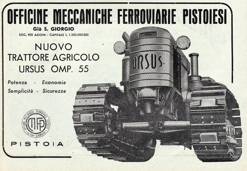 Pubblicita 1954 trattore - 1954,