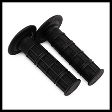 MANOPOLE NERE MOTO CROSS ENDURO MOTARD PIT BIKE per OFF ROAD UNIVERSALI Chiuse