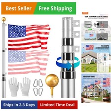 Kit Palo Bandiera Telescopico