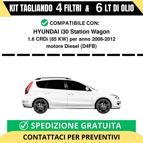 Tagliando per hyundai i30 - per,