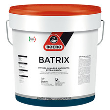 Boero BATRIX Pittura Lavabile Antimuffa Antialghe Extra Bianca 13 LT