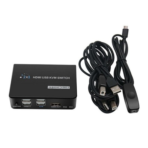 Interruttore kvm porte per 2 - interruttore,