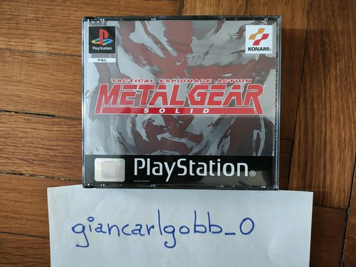 Ps1 metal gear solid - metal, ita