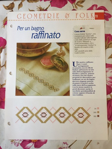 Schema punto croce ricamo - punto,