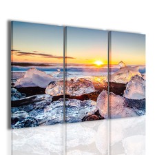 QUADRI MODERNI ICE SUNSET
