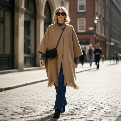 Zara cappotto mantello - zara, 🤍