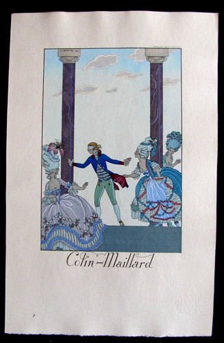 Colin maillard george barbier - colin-maillard,