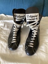 PUGILATO BOXE RING SCARPE ORIGINALI IN PELLE PUGILE VALSPORT ANNI '60 CON LACCI