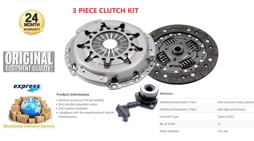Kit frizione 3pz con csc - kit,