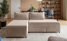 ?️ Divano Modulare Letto Matrimoniale - Design Moderno e Unico – Tortora