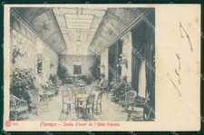 Firenze Città Hotel Helvetia PIEGHINA cartolina WX0351