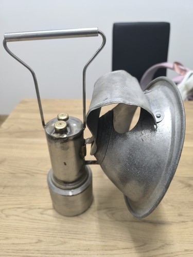 Antica lampada carburo da - lampada, a